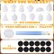 12 Sets Halloween Paint Your Own Figurines Pumpkins Ghost Ready to Paint Ceramic Painting Kit Unpainted